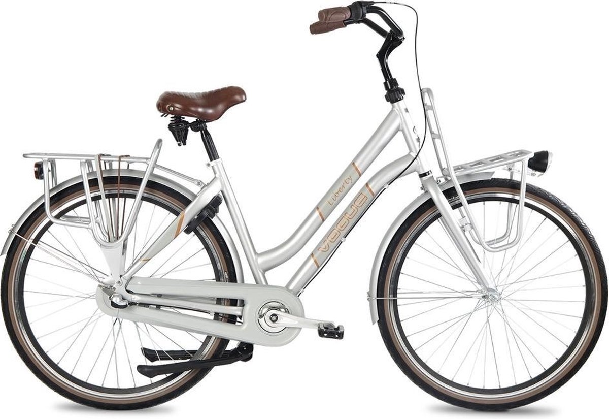 Vogue Liberty 3 Versnellingen Transportfiets 28 inch Dames 50 cm Silver