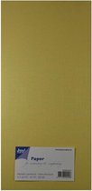 Joy! Crafts Papierset Metallic linnen structuur - creme 8099/0227 15x30 cm, 20vel, 250gr