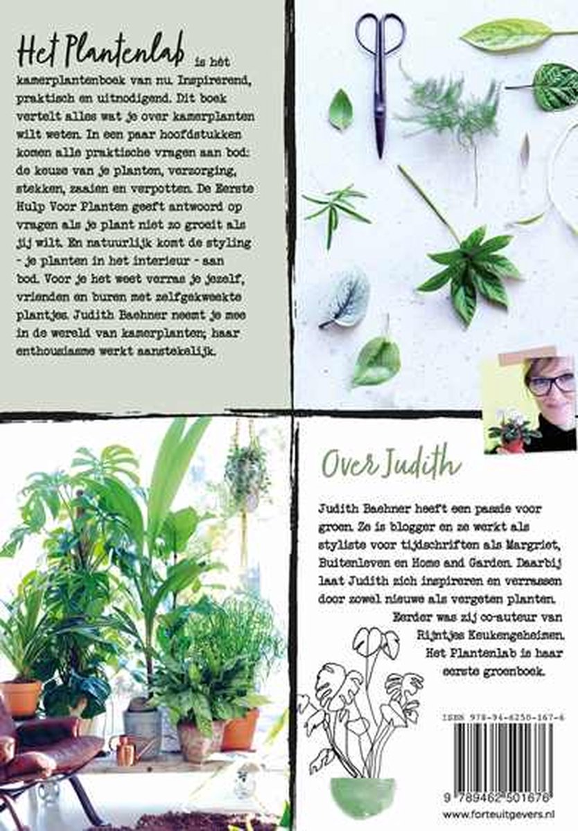 Het plantenlab - back cover
