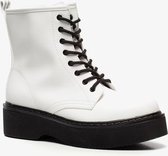 Claudia Ghizzani dames veterboots - Wit - Maat 37 | bol.com