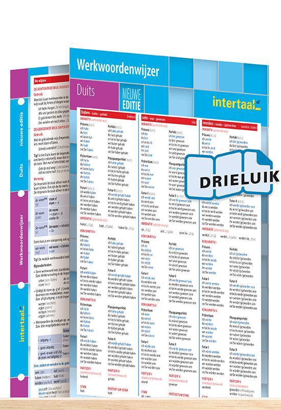 Werkwoordenwijzer Duits - nieuwe editie uitklapkaart