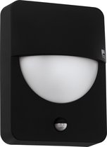 EGLO Salvanesco Wandlamp Voor buiten - Met bewegingssensor - E27 - IP44- Zwart