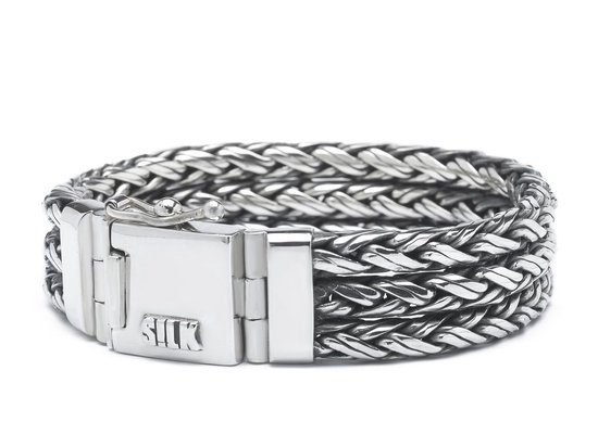 SILK Jewellery - Zilveren Armband - Shiva - 395.19 - Maat 19 | bol