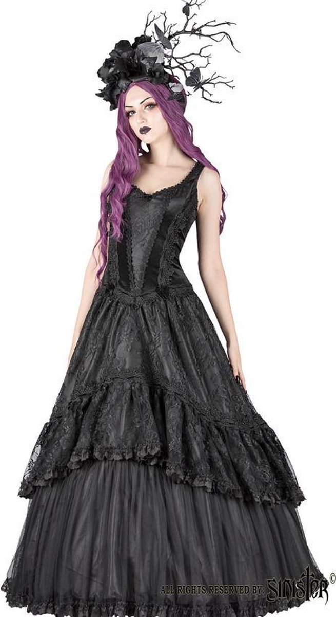 Cassandra Lange victoriaanse gothic jurk | bol.com