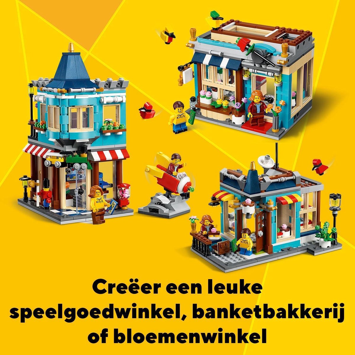 LEGO Creator Woonhuis en Speelgoedwinkel - 31105 | bol.com