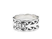 SILK Jewellery - Zilveren Ring - Ganesha - 232.22 - Maat 22