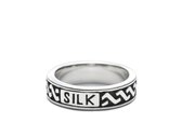 SILK Jewellery - Zilveren Ring - Brahma - 632.15 - Maat 15