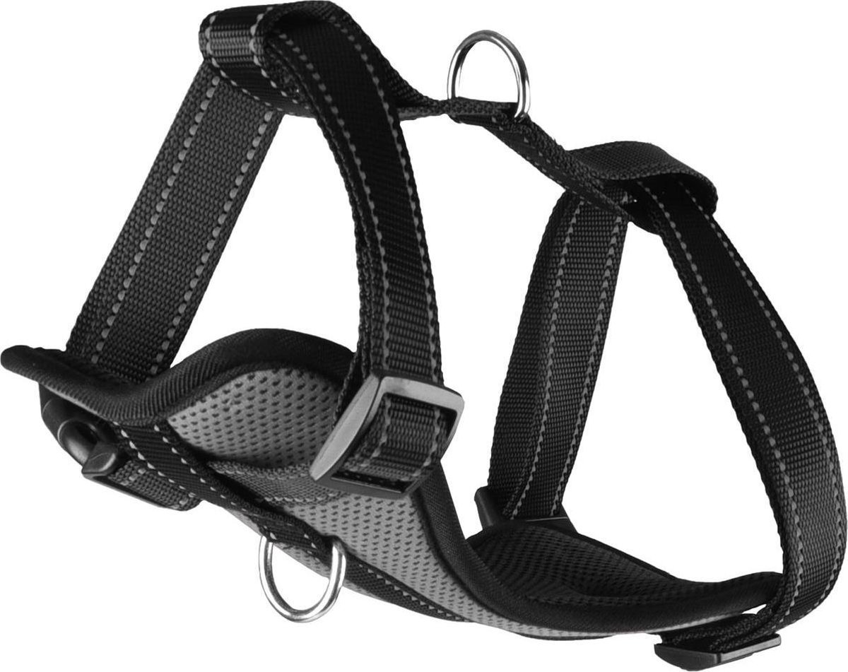 Hondentuig Milou Grey - Grijs - 50 - 65 cm x 25 mm