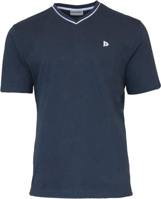 T-shirt Donnay - Chemise de sport - Chemise col V - Homme - Taille 4XL - Bleu foncé