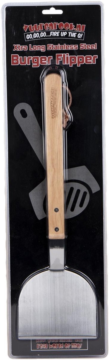 XL RVS Burger Flipper