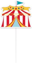 Haza Original Taarttopper Circus Tent Rood 8 Cm