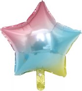 Folieballon ster| Multi | 18 inch | 45 cm | DM-products