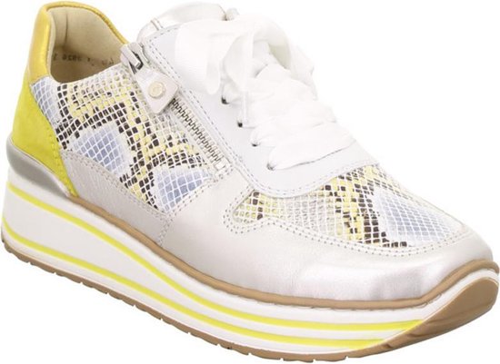 ARA 12-32461-76 Sneaker zilver/geel maat 6 | bol.com