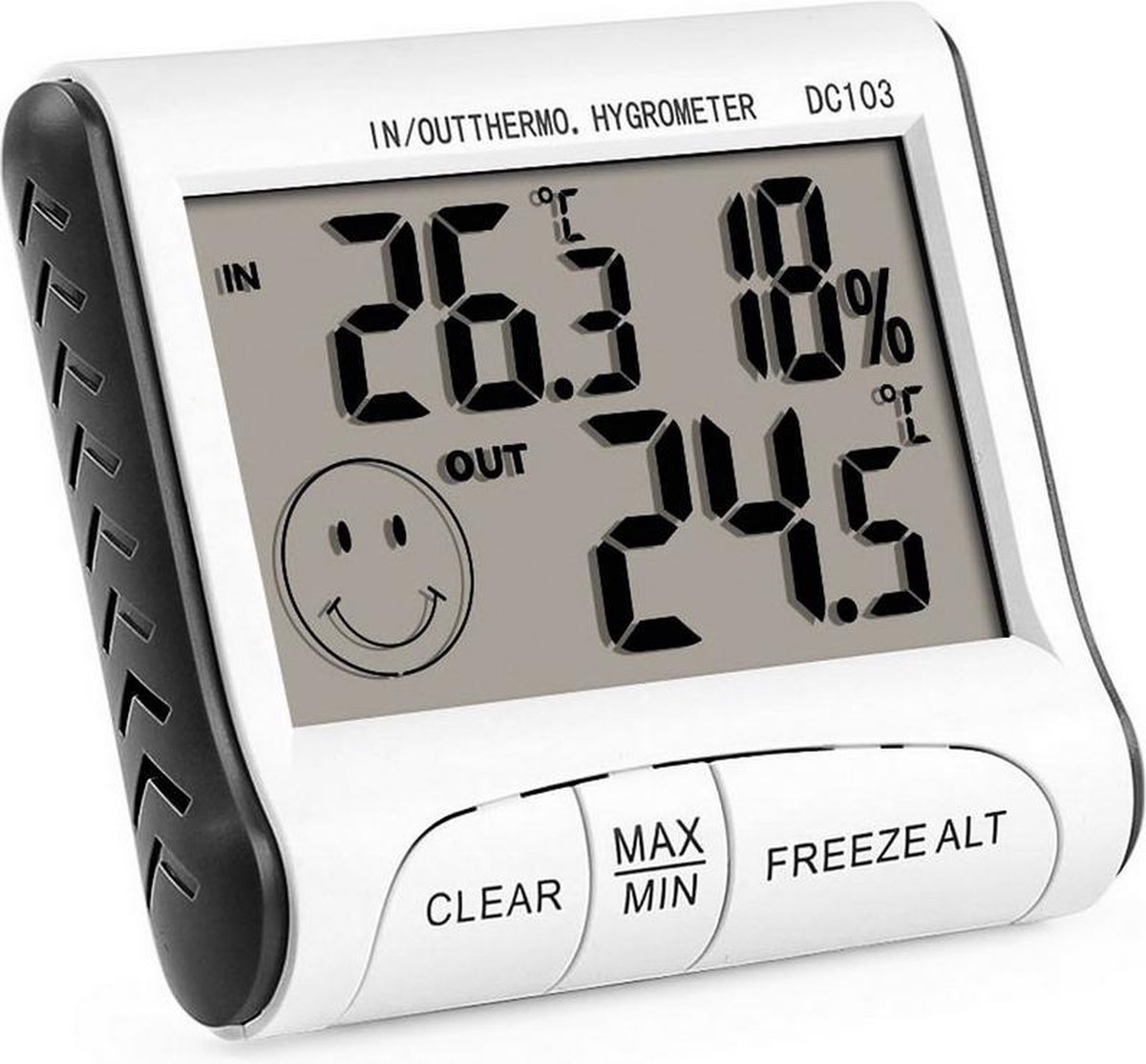 bol.com | Draadloos Weerstation met Thermometer en Hygrometer – Digitaal en  Magnetisch voor Binnen