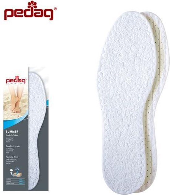 Pedag Summer  Inlegzolen - Maat 36 - wit/beige