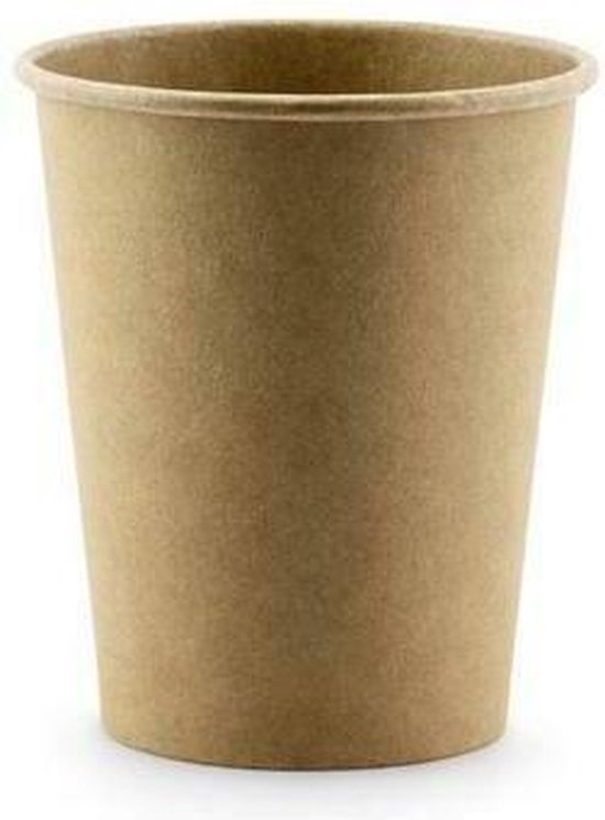 Kraftpapieren 4oz/120ml, kleine espressobeker, verpakt per 100 stuks