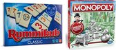 Spellenset Monopoly Classic en Rummikub Classic - Bordspel