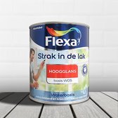 Flexa Strak In De Lak Acryl Hoogglans - Lakverf - Dekkend - Binnen - Water basis - Hoogglans