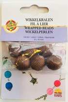 Wikkelkralen Bruin 6 stuks