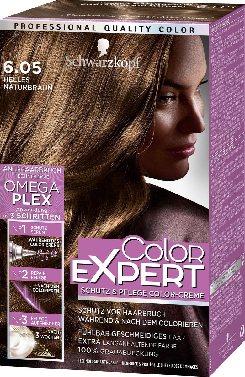 Schwarzkopf Color Expert Omega plex 5.06 HELLES NATURBRAUN | bol