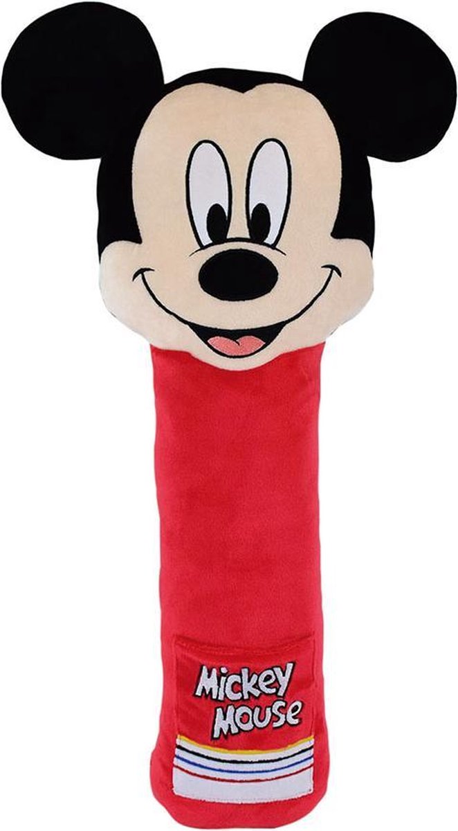 Disney - Mickey Mouse - Gordelkussen - Gordelknuffel - Rood - 54cm