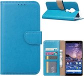 Bookcase Geschikt voor: Nokia 6.2 - Turquoise - portemonnee hoesje