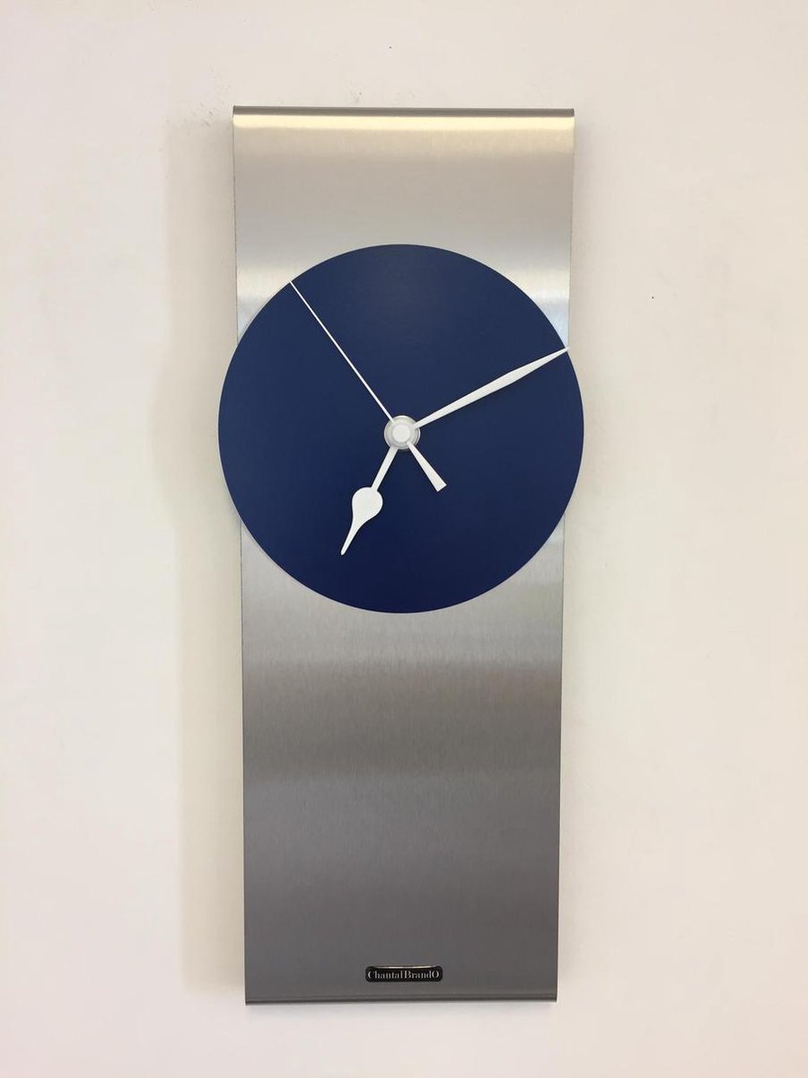 Wandklok Orion Blue Modern Dutch Design