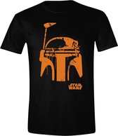 Star Wars - Boba Fett Face Men T-Shirt - Black - S