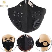 Myza®Trainingsmasker - mondkapje  - herbruikbaar - niet medisch - ademhalingsmasker  -  sportmasker - fitness - trainingmasker -mondmasker sport - uithoudingsvermogen masker - sport - afvallen training mask - Hardlopen Zuurstofmasker Zwart