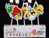 ProductGoods - 5 Verjaardagskaarsjes Angry Birds | AngryBirds | Verjaardag | Traktatie | Taart Decoratie | Kinderen | Vuurwerk taartversiering