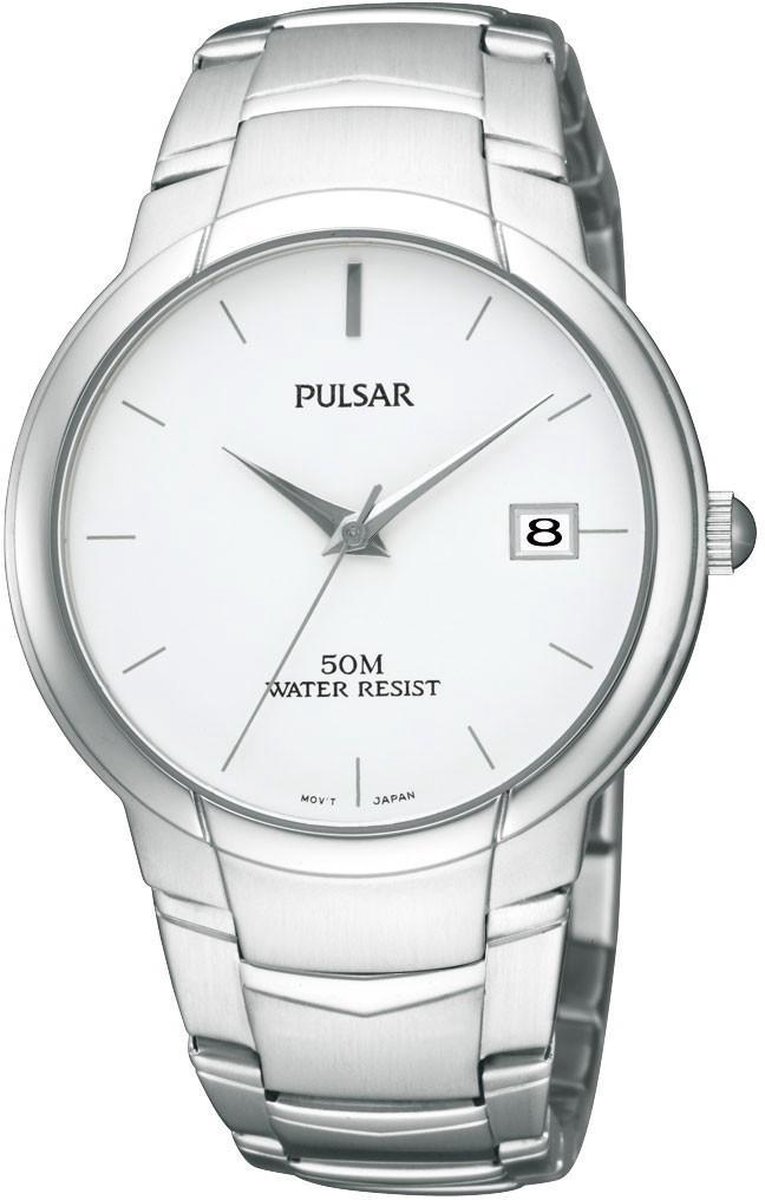 Pulsar PXH741X1 - Horloge - 40 mm - Zilverkleurig