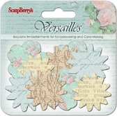 Scrapberry's: Versailles printed paper flowers