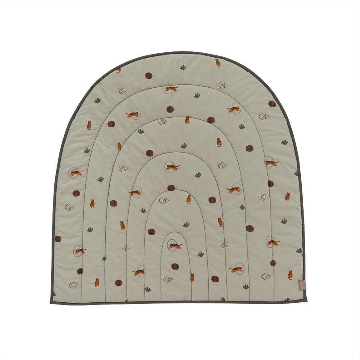 OYOY quilted speelkleed/ vloerkleed groen