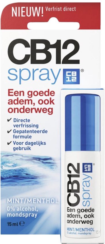 Foto: Cb12 mondspray directe en langdurige frisheid compact en draagbaar 6 uur bescherming 15ml