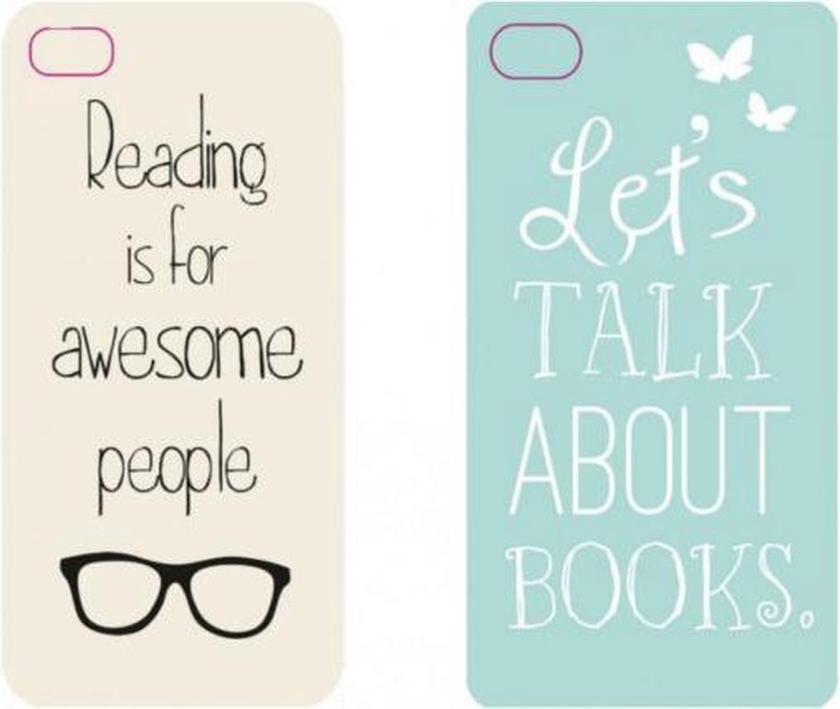Phone hoesje Reading is for awesome people Blossom Books