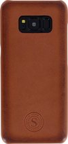 Serenity Leather Back Cover Samsung Galaxy S8 Burnished Brown