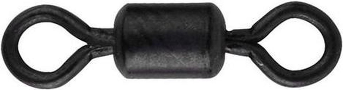 Spro Matt Black Rolling Swivel - 8 mm - maat 10