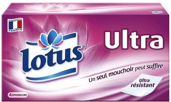 LOTUS Tissue-box ultrawit - 72 zakdoeken | bol.com