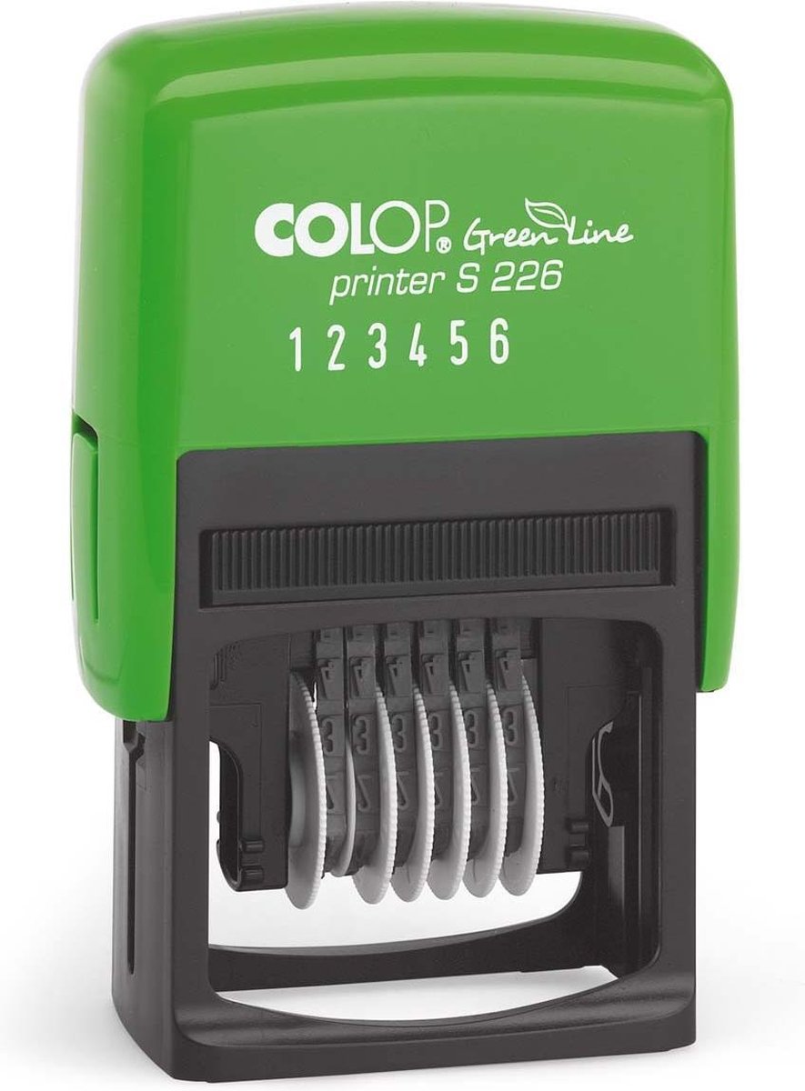 Colop Printer S226 GL | Cijferbandstempel bestellen | Stempel met draaibare cijfers | Bestel nu!