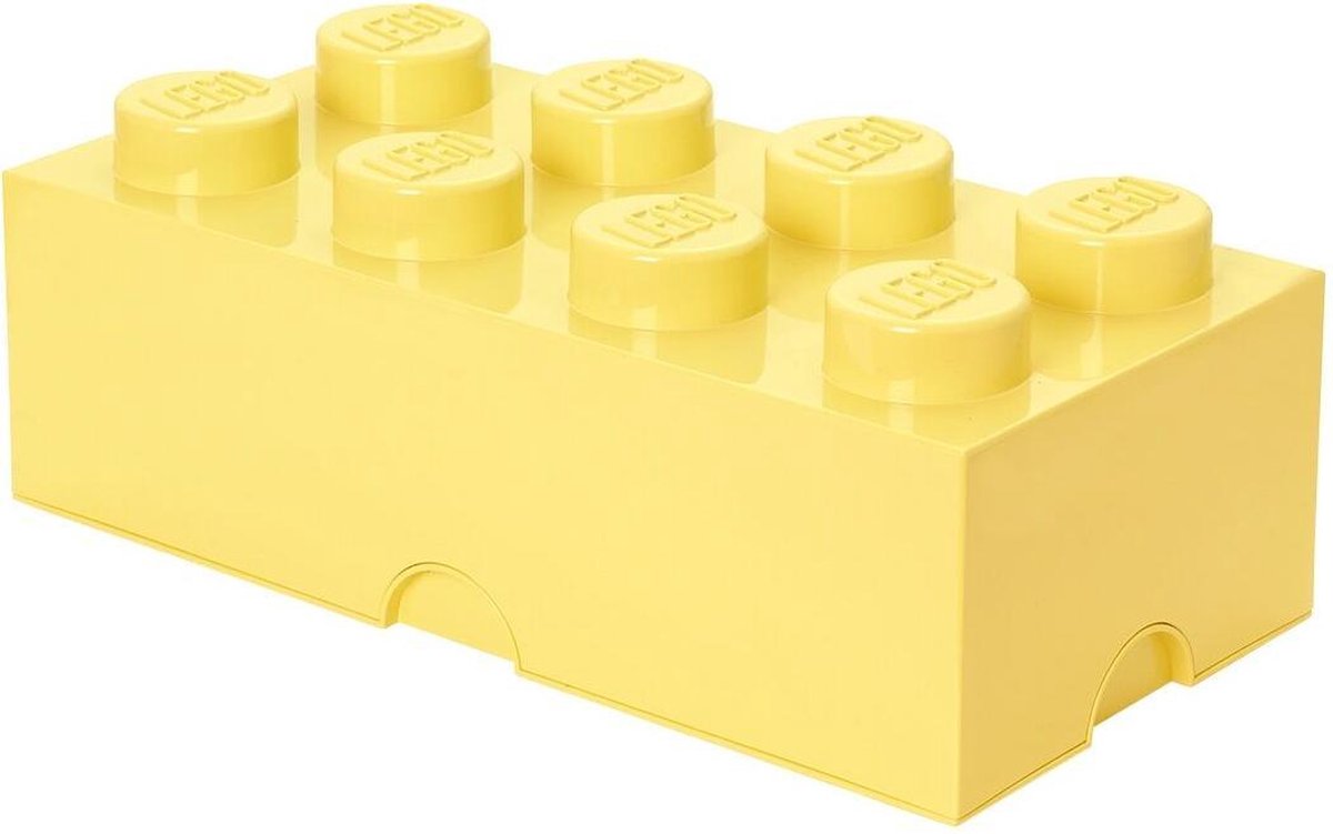 Bol.com LEGO Storage Brick 8 Opbergbox - 12L - Kunststof - Geel aanbieding
