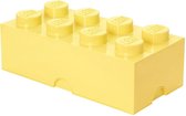 Lego Opbergbox Brick 8 - 50 cm x 25 cm x 18 cm - Licht Geel