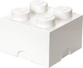 Bol.com LEGO Brick 4 Opbergbox - 25x25x18 cm – Wit aanbieding