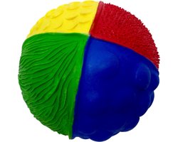 Lanco sensory rubberen bijtspeeltje - Bal - Fantasie donker