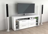 FMD- TV Meubel Tv-meubel Vidi - 180cm - Wit