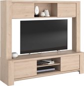 Parisot- TV Meubel Tv-meubel Porto 180 met 4 deuren- Jackson eik - 181cm - Bruin