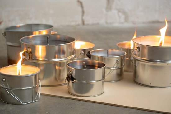 Rustik Lys - bougie d'extérieur dans une boîte - 2,6 kg - Nude