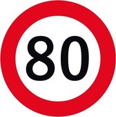 80 jaar versiering onderzetters/bierviltjes - 50 stuks - 80 jaar verjaardag feestartikelen