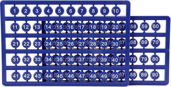 Thumbnail van een extra afbeelding van het spel Toi-toys Bingo Reisspel Rood/blauw 30 Cm