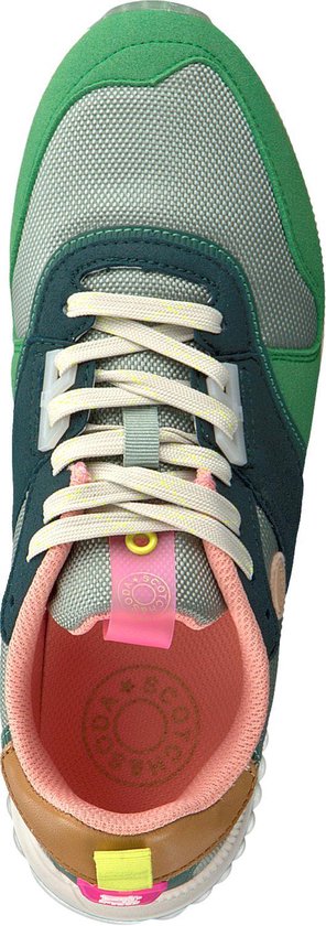 Scotch \u0026 Soda Dames Lage sneakers Vivi - Groen - Maat 36 | bol.com