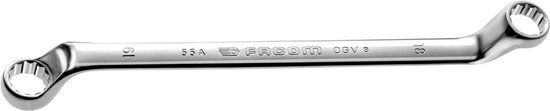 Facom - Ringsleutel - 55A.18X19 12-kant dubbelgebogen 18x19mm